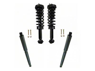 Front Strut and Spring Assemblies with Rear Shocks (15-17 4WD F-150)