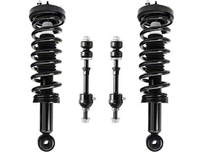 Front Strut and Spring Assemblies with Sway Bar Links (05-08 2WD F-150)