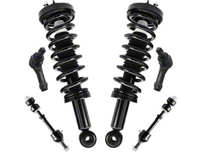 Front Strut and Spring Assemblies with Sway Bar Links and Outer Tie Rods (05-08 2WD F-150)