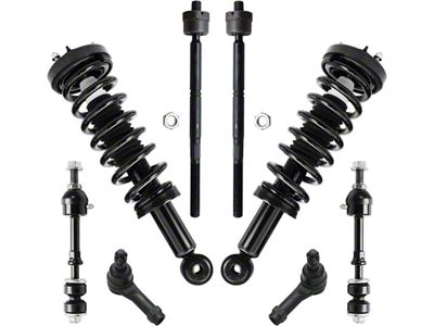 Front Strut and Spring Assemblies with Sway Bar Links and Tie Rods (05-08 2WD F-150)