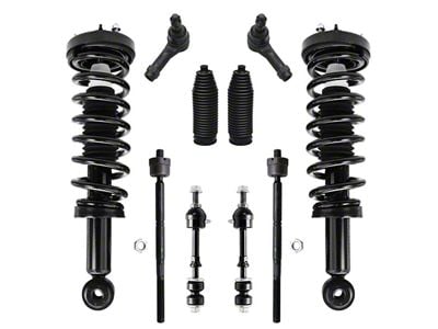 Front Strut and Spring Assemblies with Sway Bar Links, Tie Rods and Tie Rod Boots (05-08 2WD F-150)