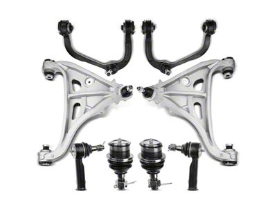 Front Upper and Lower Control Arm, Ball Joint and Outer Tie Rod End Kit (04-08 F-150 w/ 7-Lug)