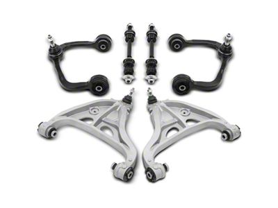 Front Upper and Lower Control Arm, Ball Joint and Sway Bar Link Kit (Late 05-08 4WD F-150 w/ 7-Lug)