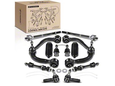 Front Upper Control Arm, Ball Joint, Rack and Pinion Bellow, Sway Bar Link and Tie Rod End Kit (Late 05-08 2WD F-150)