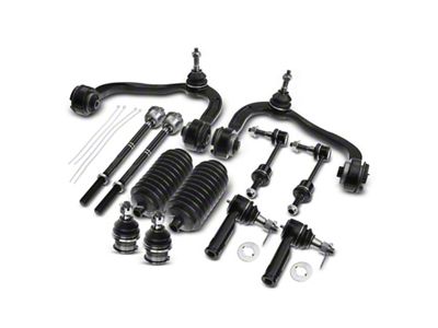Front Upper Control Arm, Ball Joint, Rack and Pinion Bellow, Sway Bar Link and Tie Rod End Kit (04-Early 05 4WD F-150)