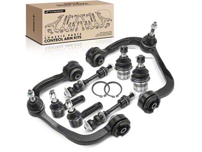 Front Upper Control Arm, Ball Joint, Sway Bar Link and Outer Tie Rod End Link Kit (Late 05-08 2WD F-150)