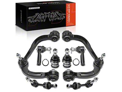 Front Upper Control Arm, Ball Joint, Sway Bar Link and Outer Tie Rod End Link Kit (04-Early 05 2WD F-150)