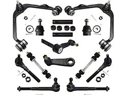 Front Upper Control Arms with Ball Joints, Idler Arm, Pitman Arm, Sway Bar Links, Tie Rods and Tie Rod Adjusting Sleeves (97-03 2WD F-150)