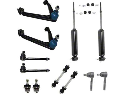 Front Upper Control Arms with Ball Joints, Shocks, Sway Bar Links and Tie Rods (97-03 2WD F-150)