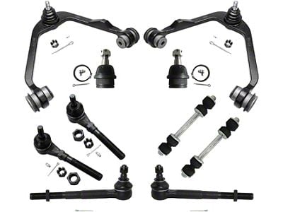 Front Upper Control Arms with Ball Joints, Sway Bar Links and Tie Rods (97-03 2WD F-150)