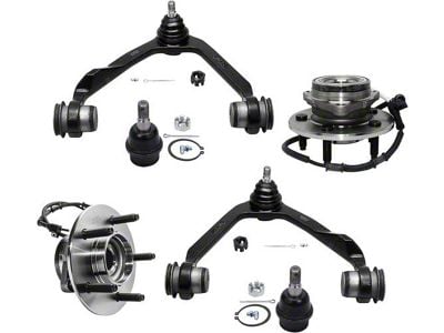 Front Upper Control Arms with Ball Joints and Wheel Hub Assemblies (00-03 4WD F-150)