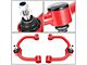 Front Upper Control Arms for 2 to 4-Inch Lift; Red (04-20 F-150, Excluding Raptor)