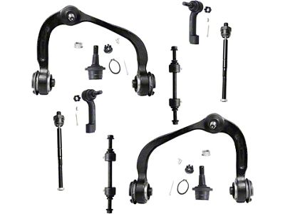 Front Upper Control Arms with Sway Bar Links and Tie Rods (09-14 4WD F-150, Excluding Raptor)