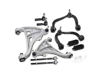 Front Upper and Lower Control Arm, Ball Joint, Rack and Pinion Bellow and Tie Rod End Kit (04-06 4WD F-150 w/ 7-Lug)
