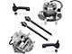 Front Wheel Hub Assemblies with Inner and Outer Tie Rods (11-14 4WD F-150, Excluding Raptor)