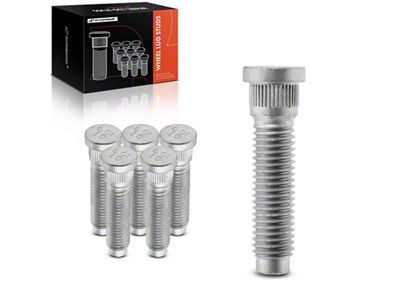 Front Wheel Stud Set; M14x2.0; Set of 6 (09-14 F-150)