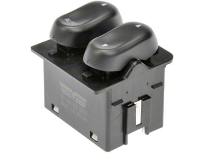 Front Window Switch 2-Button; Driver Side (97-Late 98 F-150)