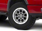 Gen1 Raptor Beadlock Style Charcoal 6-Lug Wheel; 17x8.5; 34mm Offset (04-08 F-150)