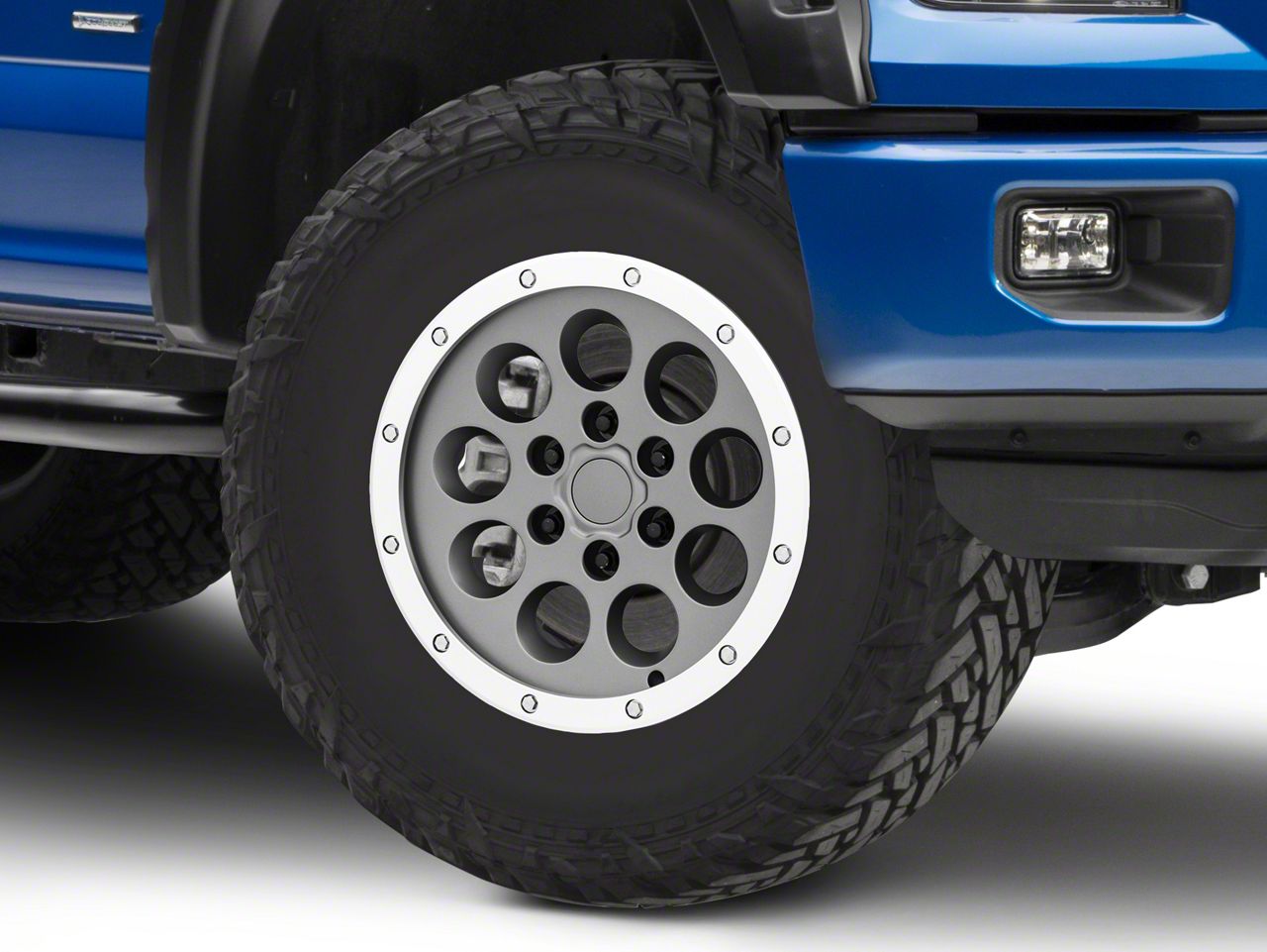 F 150 Gen1 Raptor Beadlock Style Charcoal 6 Lug Wheel 17x85 34mm Offset 15 20 F 150 0541