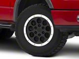 Gen1 Raptor Beadlock Style Matte Black 6-Lug Wheel; 17x8.5; 34mm Offset (04-08 F-150)