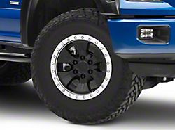 Gen2 Raptor Beadlock Style Matte Black 6-Lug Wheel; 17x8.5; 34mm Offset (15-20 F-150)