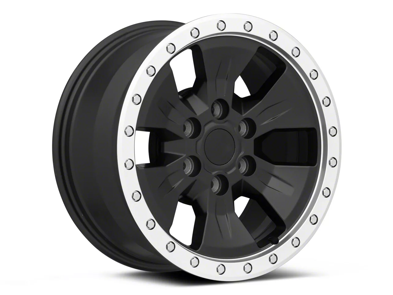 F 150 Gen2 Raptor Beadlock Style Matte Black 6 Lug Wheel 17x85 34mm Offset 15 20 F 150 9163