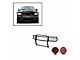 Grille Guard with 7-Inch Red Round LED Lights; Black (99-03 2WD F-150)