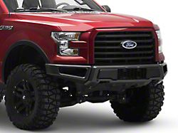 Raptor Style Front Bumper; Matte Gray (15-17 F-150, Excluding Raptor)