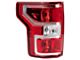 Halogen Tail Light; Chrome Housing; Red Clear Lens; Driver Side (18-20 F-150 w/ Factory Halogen Tail Lights)