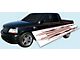 Harley Davidson Edition Upper Flame Stripes; Orange/Black (2002 F-150 Harley Davidson)