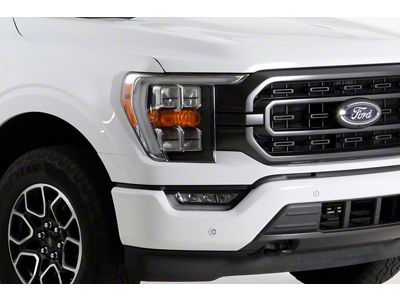 Headlight Covers; Clear (21-23 F-150, Excluding Raptor)