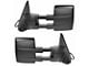 Heated Manual Towing Mirrors; Textured Black (01-03 F-150 SuperCrew)