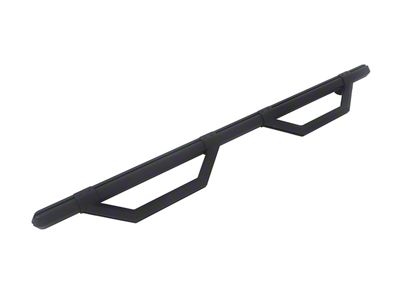 Hex Series Side Step Bars without Mounting Brackets; Textured Black (15-24 F-150 SuperCab)