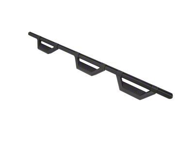 Hex Series Wheel to Wheel Side Step Bars without Mounting Brackets; Textured Black (15-20 F-150 SuperCab w/ 5-1/2-Foot Bed)