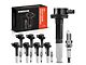 Ignition Coil Set with Iridium Spark Plugs; Black (11-Early 16 5.0L F-150)