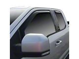 In-Channel Window Deflectors; Front and Rear; Smoke (15-25 F-150 SuperCab)