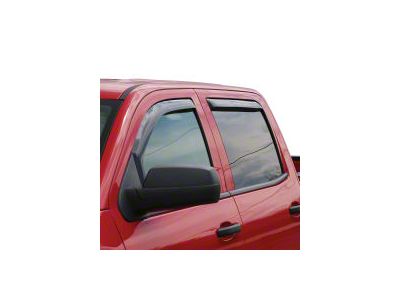 In-Channel Window Deflectors; Front and Rear; Matte Black (15-20 F-150 SuperCab)
