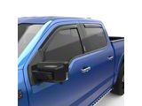 EGR In-Channel Window Visors; Front and Rear; Dark Smoke (15-25 F-150 SuperCrew)