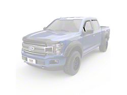 EGR In-Channel Window Visors; Front and Rear; Matte Black (15-25 F-150 SuperCab)