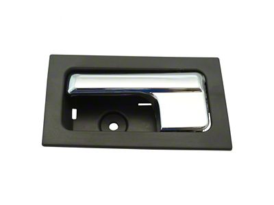 Interior Door Handle; Driver Side; Chrome and Dark Gray (09-14 F-150)