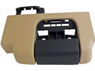 Interior Door Handle; Rear Left; Black Lever; Beige Housing Adobe; Plastic (09-14 F-150 SuperCab)