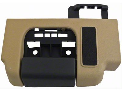 Interior Door Handle; Rear Right; Black Lever; Beige Housing Adobe; Plastic (09-14 F-150 SuperCab)