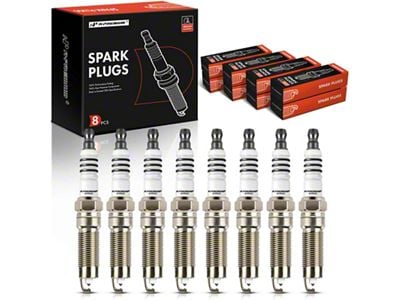 Iridium and Platinum Spark Plugs; Set of 8 (Late 08-10 5.4L F-150; 09-10 4.6L 3V F-150)