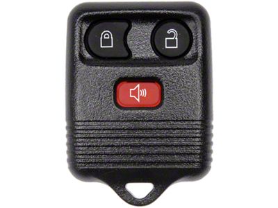 Keyless Entry Remote Case; Black (98-14 F-150)