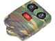 Keyless Entry Remote Case; Green Camouflage (98-14 F-150)