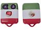 Keyless Entry Remote Case; Mexico Flag (98-14 F-150)