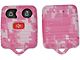 Keyless Entry Remote Case; Pink Digital Camouflage (98-14 F-150)