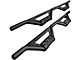 Lander Drop Side Step Bars; Textured Black (09-14 F-150 SuperCrew)