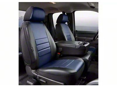 LeatherLite Series Front Seat Covers; Blue (97-03 F-150 w/ Bench Seat)