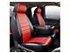 Fia LeatherLite Series Front Seat Covers; Red (15-24 F-150 w/ Bench Seat)